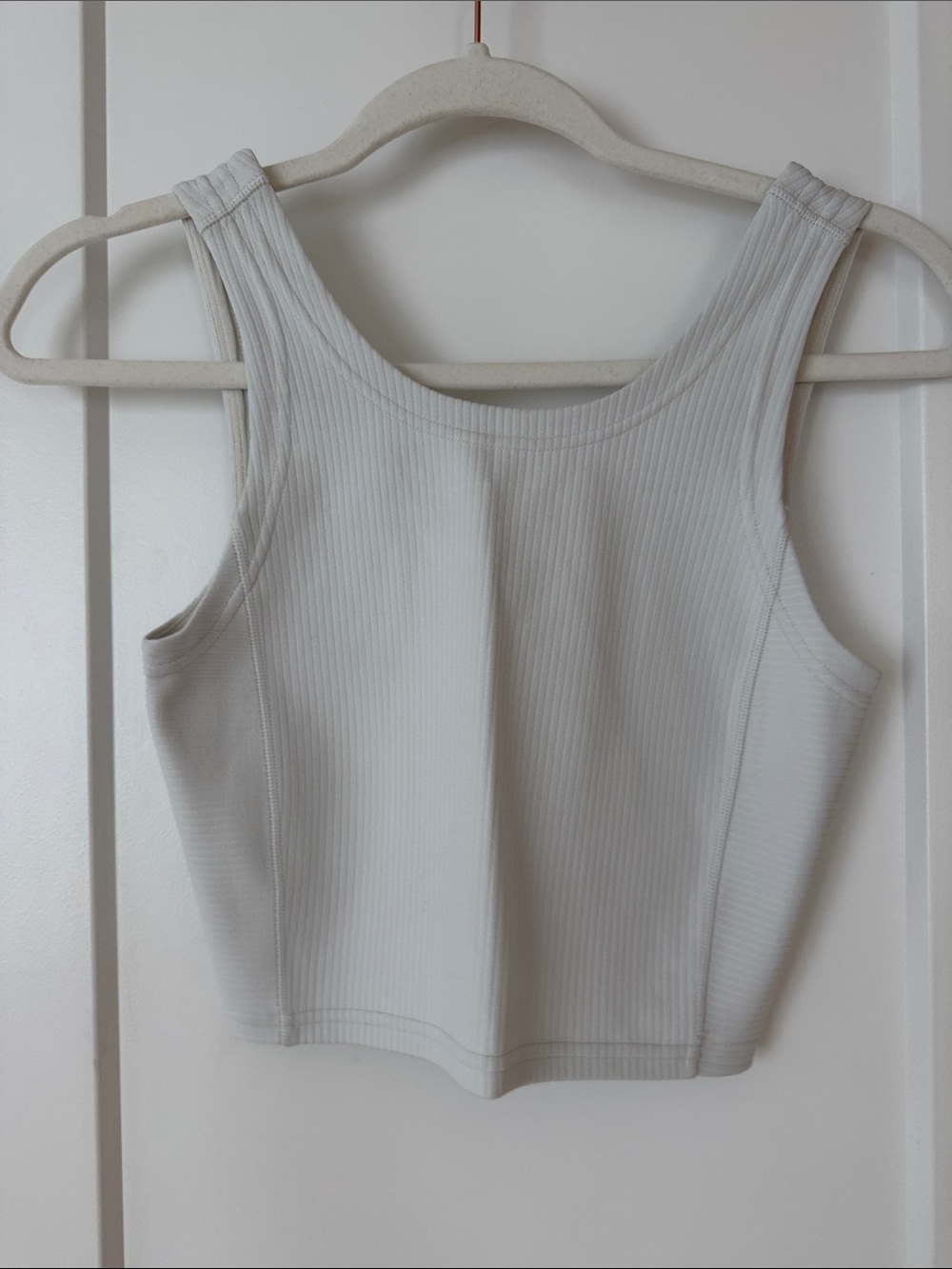 Lululemon Ribbed Tank - off white